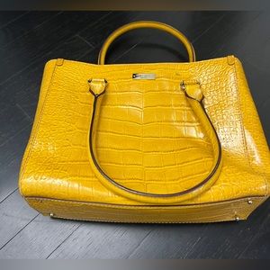 Yellow Kate Spade Hand Bag